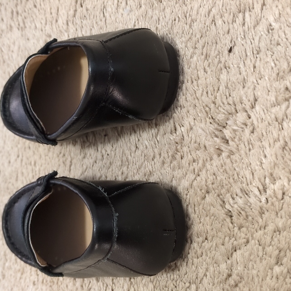 Janie Jack black size 8 loafers. Dress shoes - Picture 5 of 7